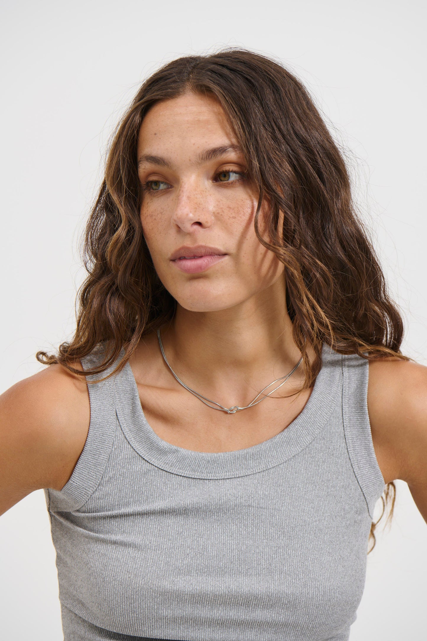 Lou Necklace Silver