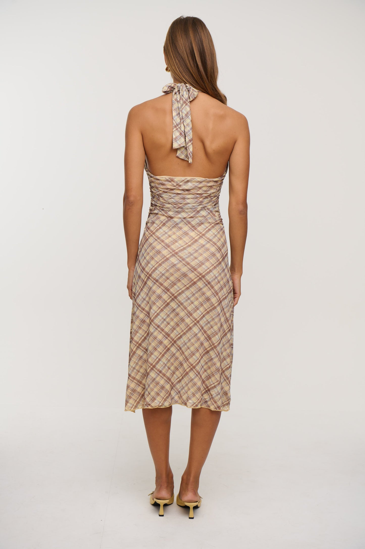 Agnes Dress Maple Plaid