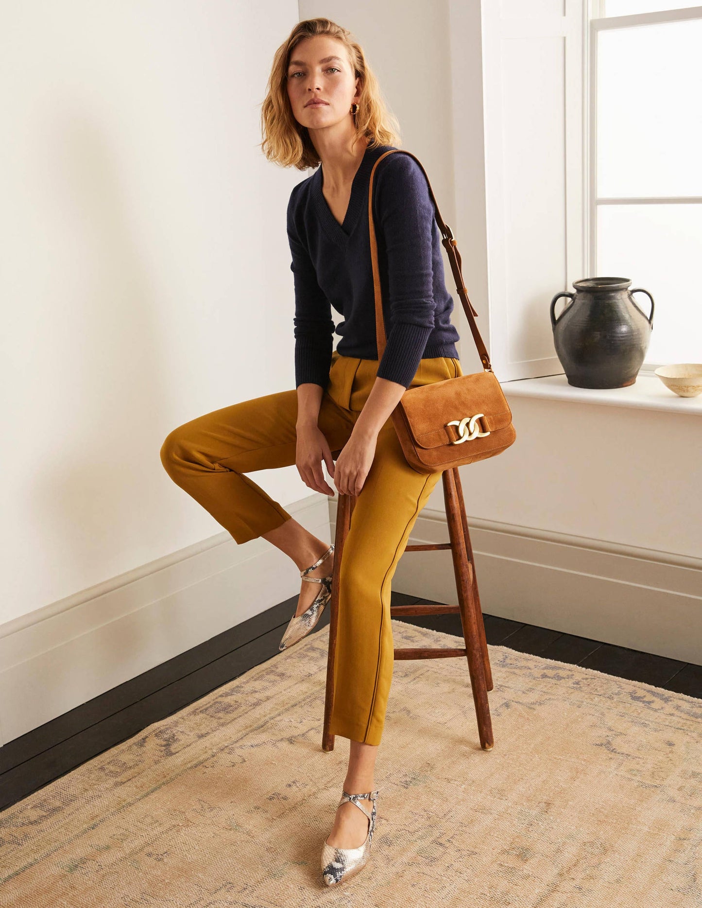 Albemarle Pull On Pants-Frankincense