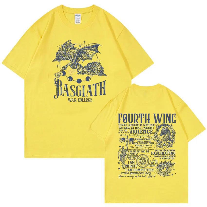 Basgiath War College Graphic T Shirt Fourth Wing Dragon