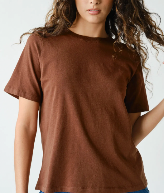 Tried & True Classic Basic Tee (Cocoa)