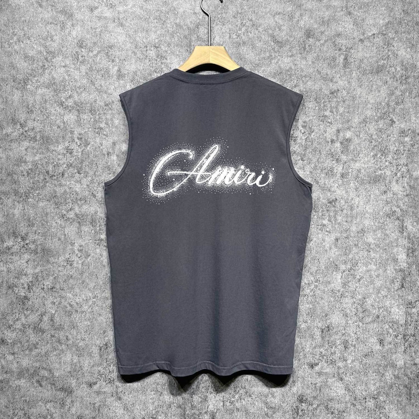 Amiri tank top gypsophila printing