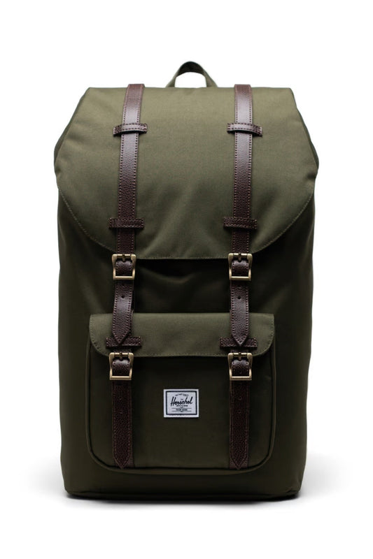 Herschel Little America Ivy Green / Chicory Coffee