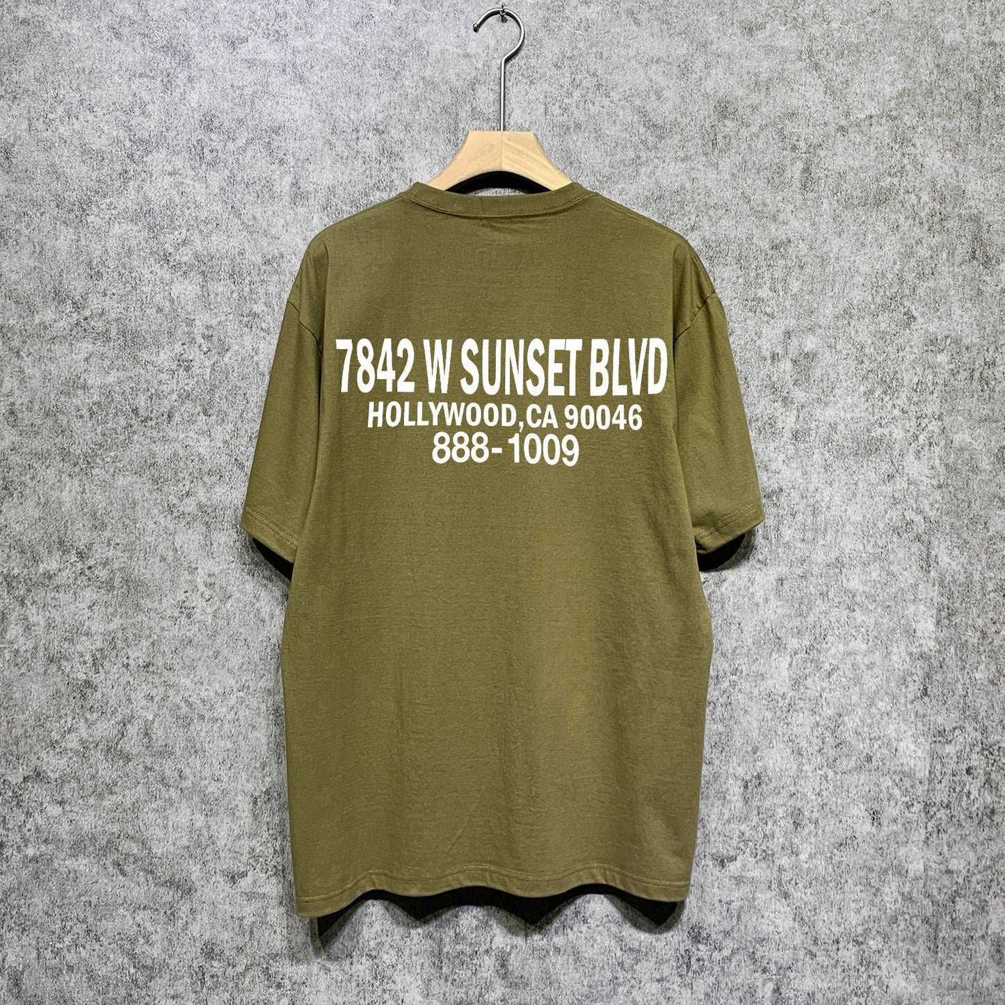 Amiri t shirts smoke gray wolf printing short sleeve