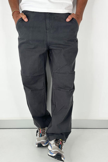 Baggy Knee Pleat Pant Charcoal - FINAL SALE