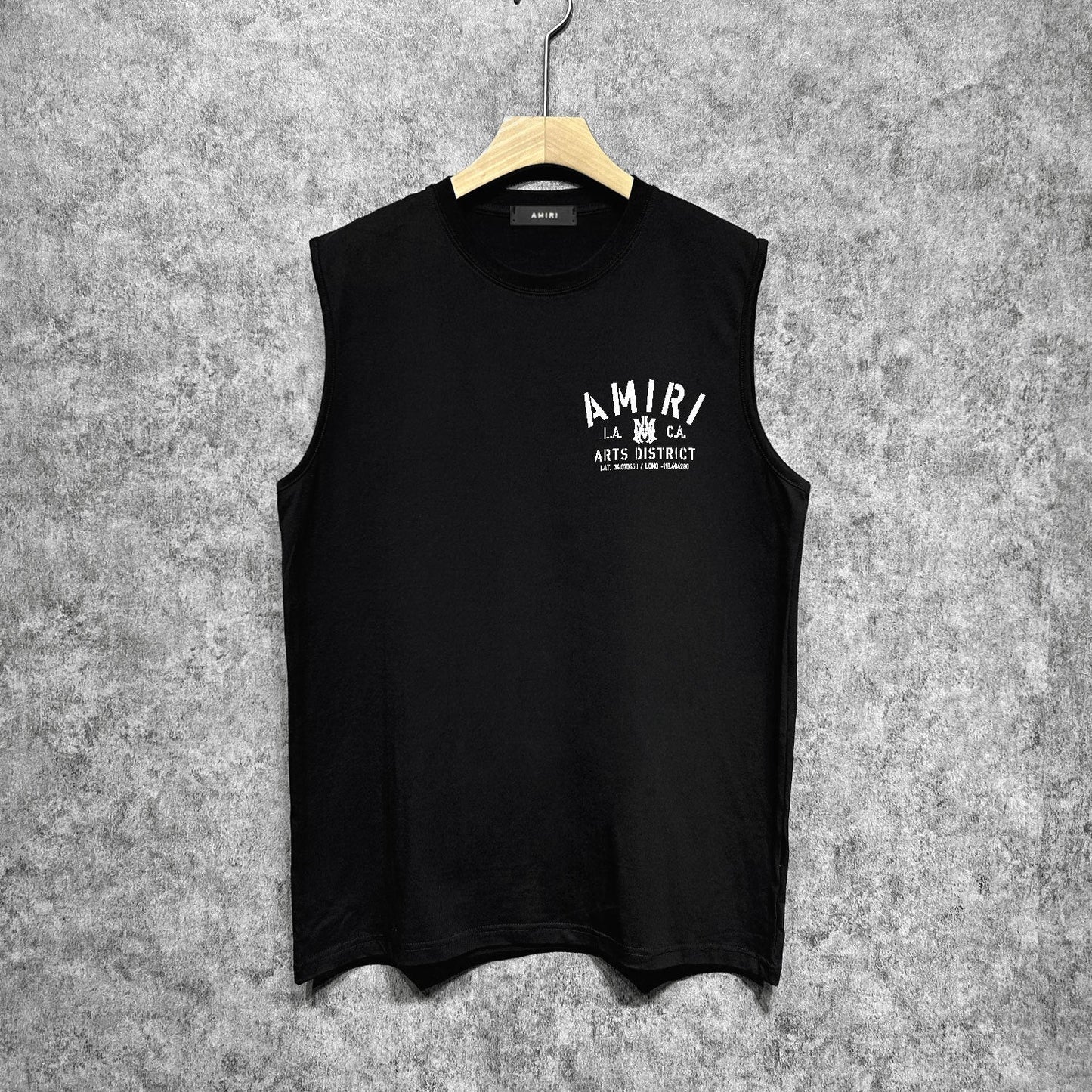 Amiri tank top los angeles california printing