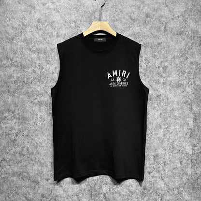 Amiri tank top los angeles california printing