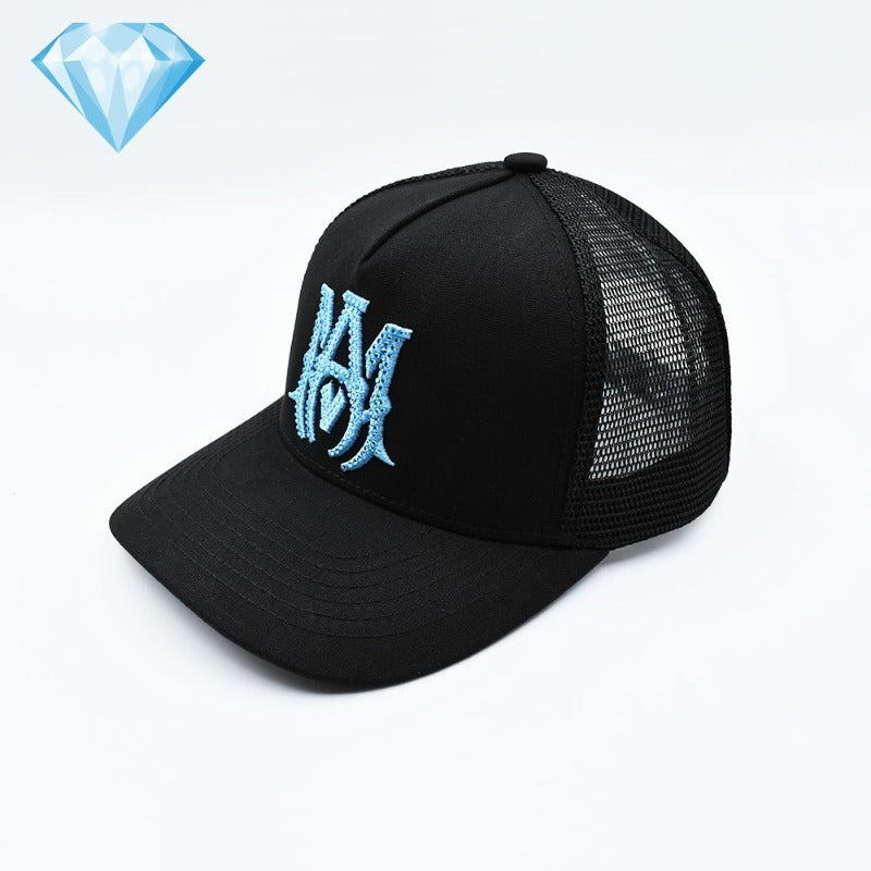 Amiri hat embroidered diamond hat