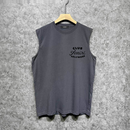 Amiri tank top hollywood club printing