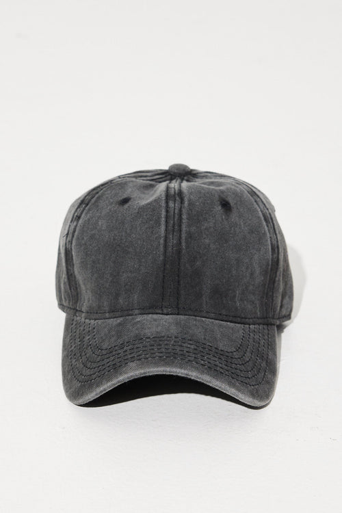 Denim Cap Black