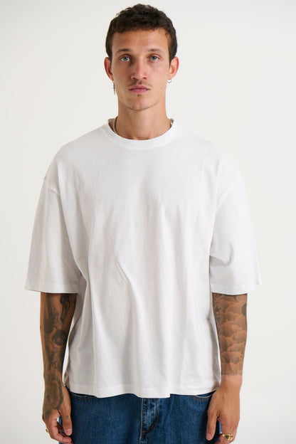 Jakey Soft Cotton Tee White - FINAL SALE
