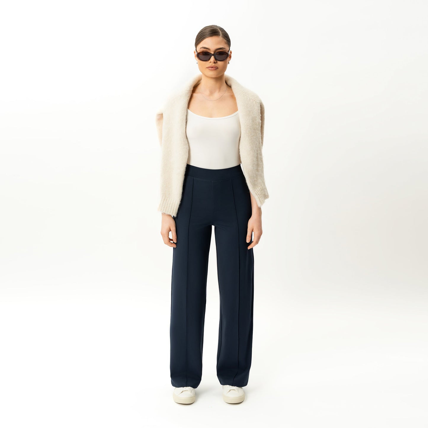 Asana Relaxed Front Crease Pant