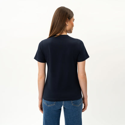 Fitted V-neck Pima T-shirt