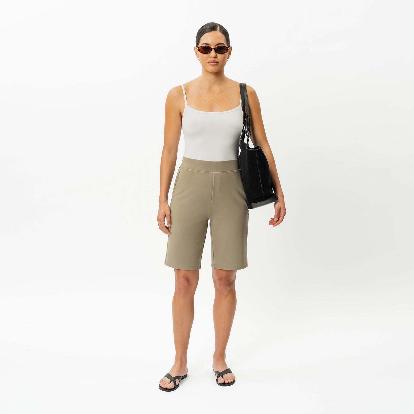 Light Ponte Shorts