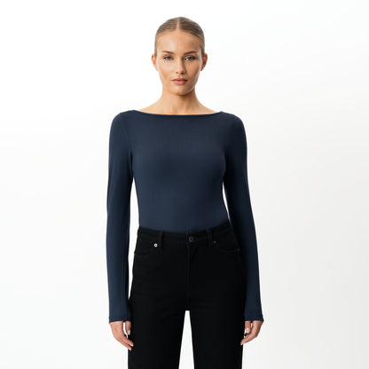 Soft Boatneck Long-sleeve