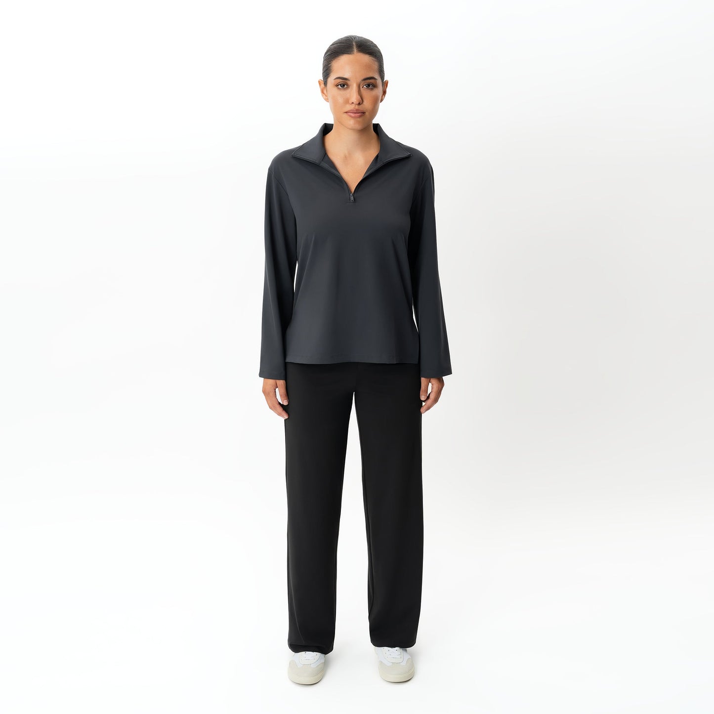 Asana Relaxed Quarter-zip