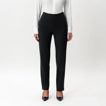 Tailored Ponte Straight Trouser