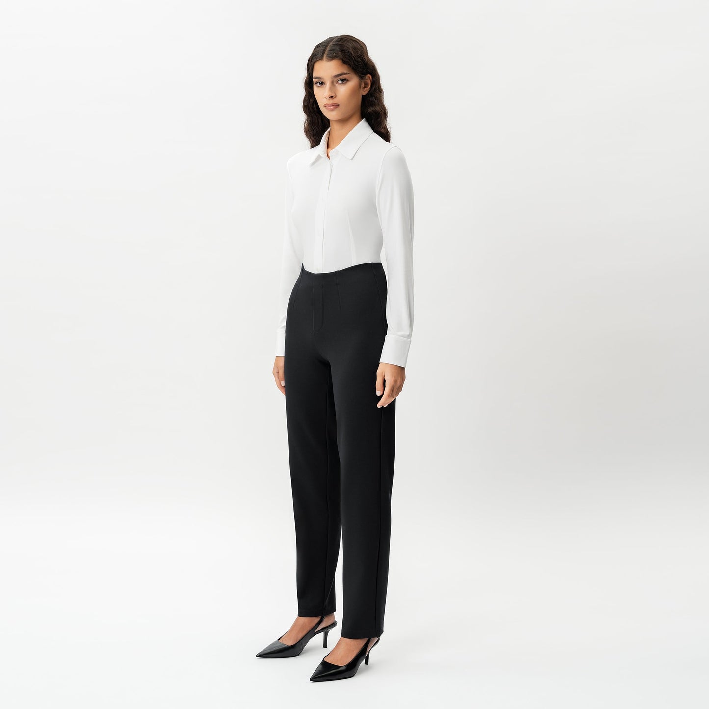 Tailored Ponte Straight Trouser