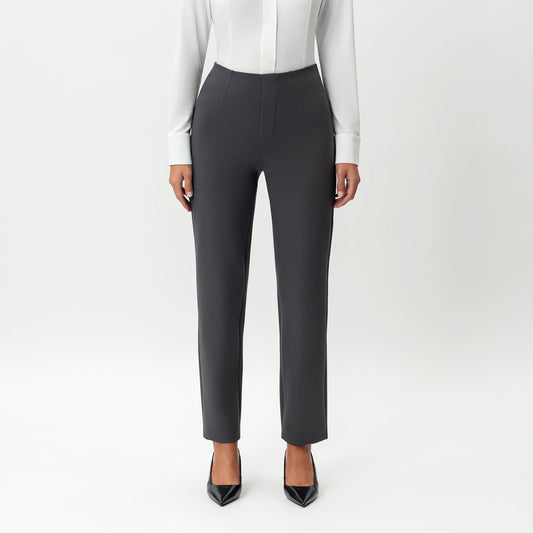 Tailored Ponte Straight Trouser
