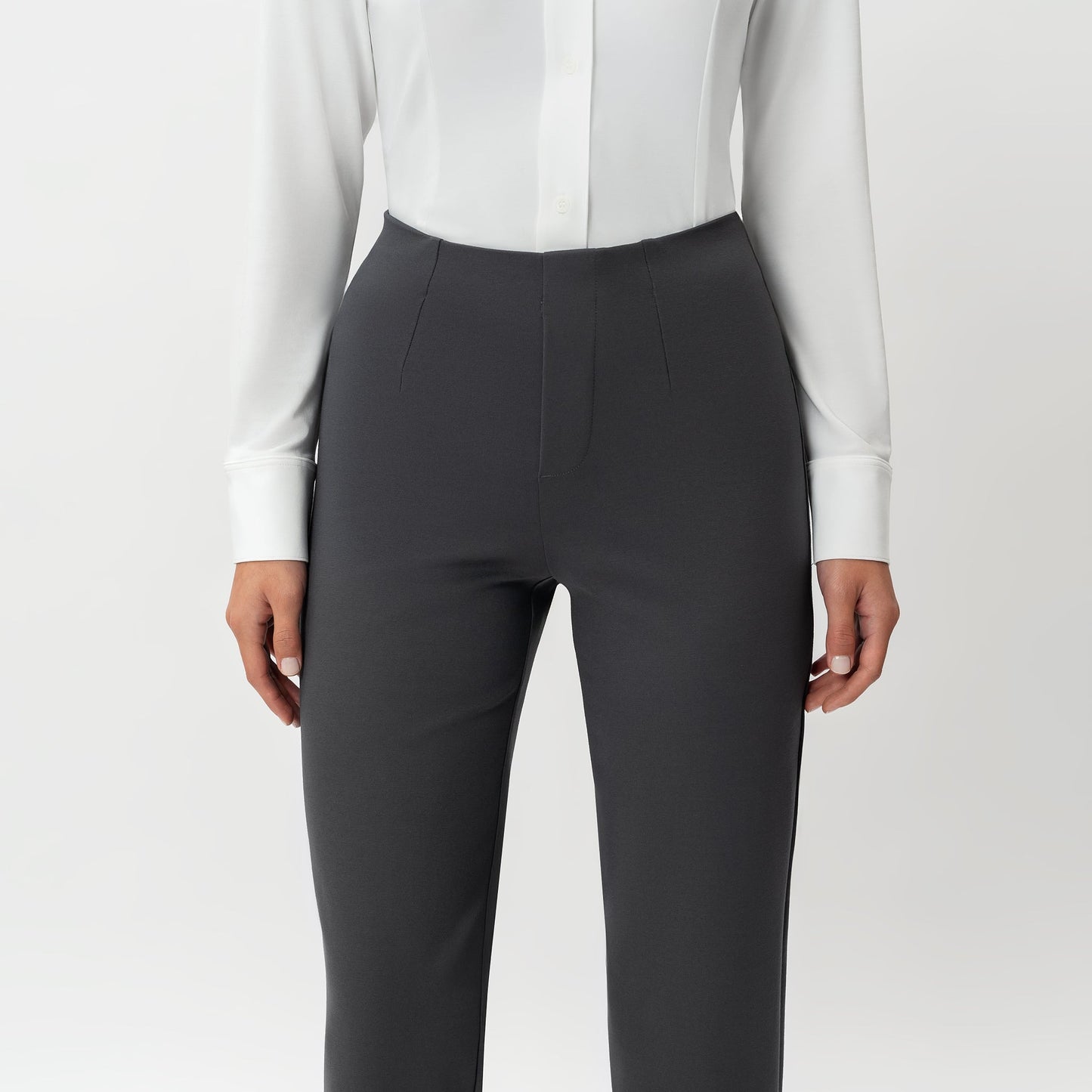 Tailored Ponte Straight Trouser