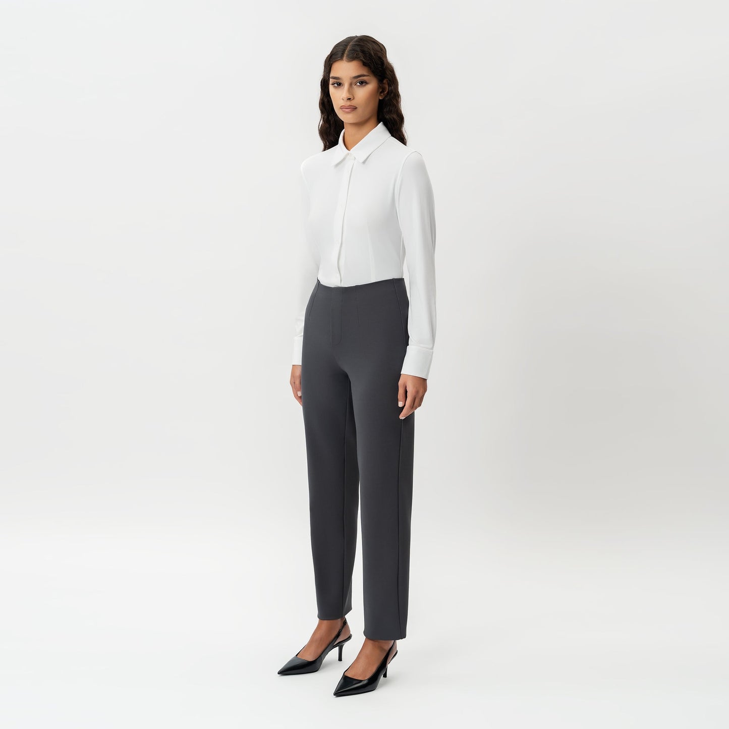 Tailored Ponte Straight Trouser