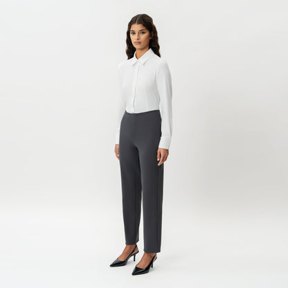 Tailored Ponte Straight Trouser