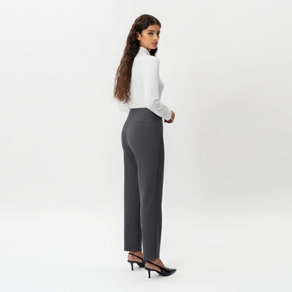 Tailored Ponte Straight Trouser