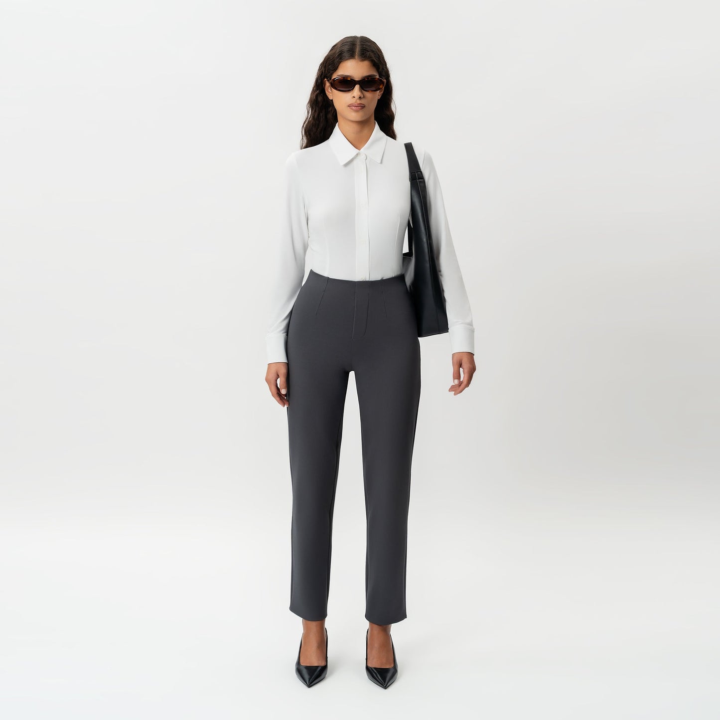 Tailored Ponte Straight Trouser