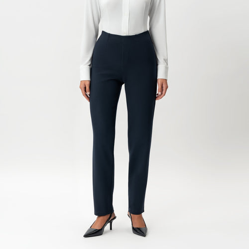 Tailored Ponte Straight Trouser