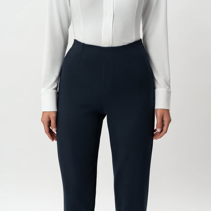Tailored Ponte Straight Trouser