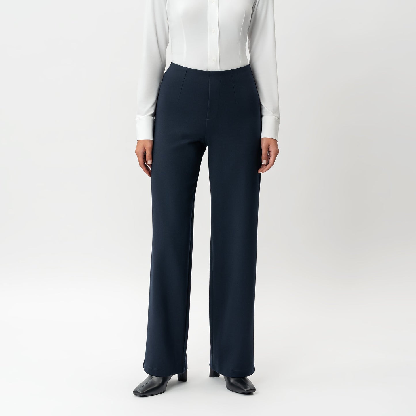 Tailored Ponte Relaxed Trouser