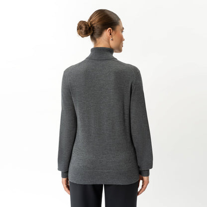 Merino Wool Relaxed Turtleneck