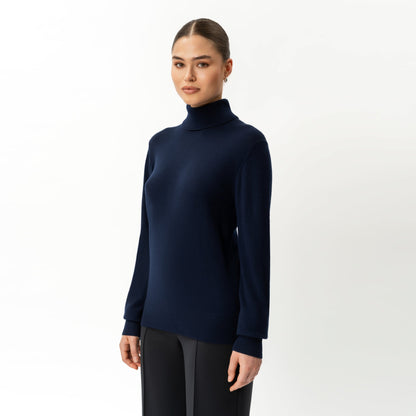 Merino Wool Relaxed Turtleneck