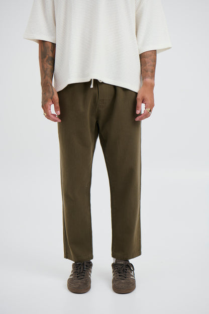 Jordan Relaxed Pant Olive - FINAL SALE
