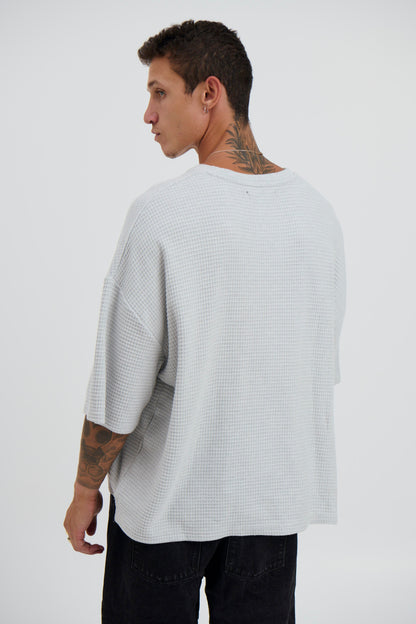 Lionel Waffle Tee Grey