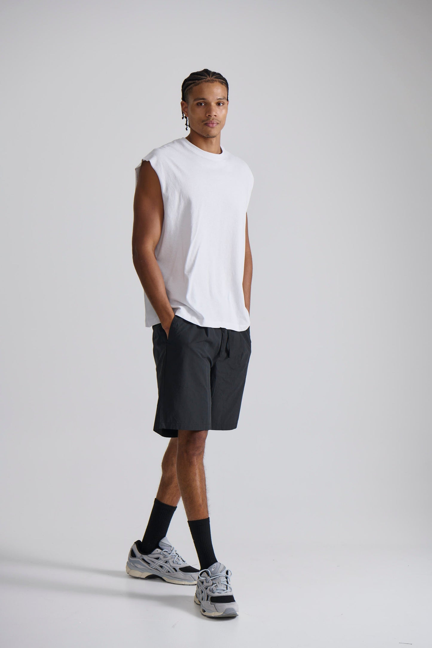 Elijah Soft Cotton Tank White - FINAL SALE