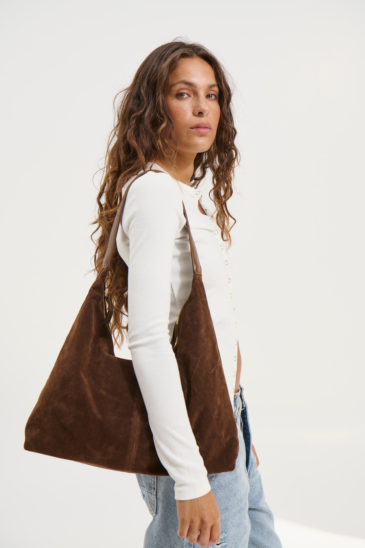 Kacey Slouch Bag Choc