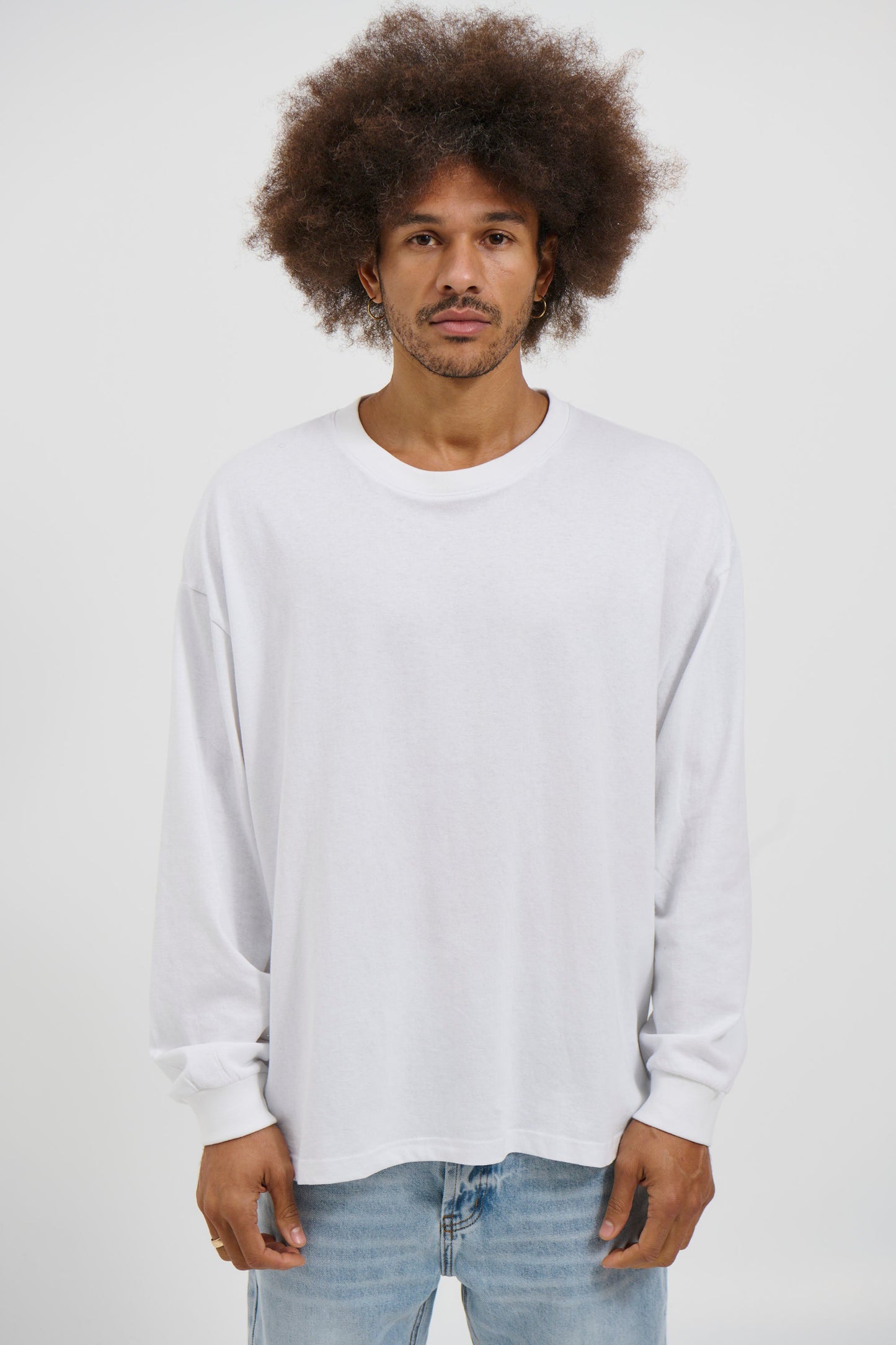 Jakey Soft Cotton Long Sleeve White - FINAL SALE