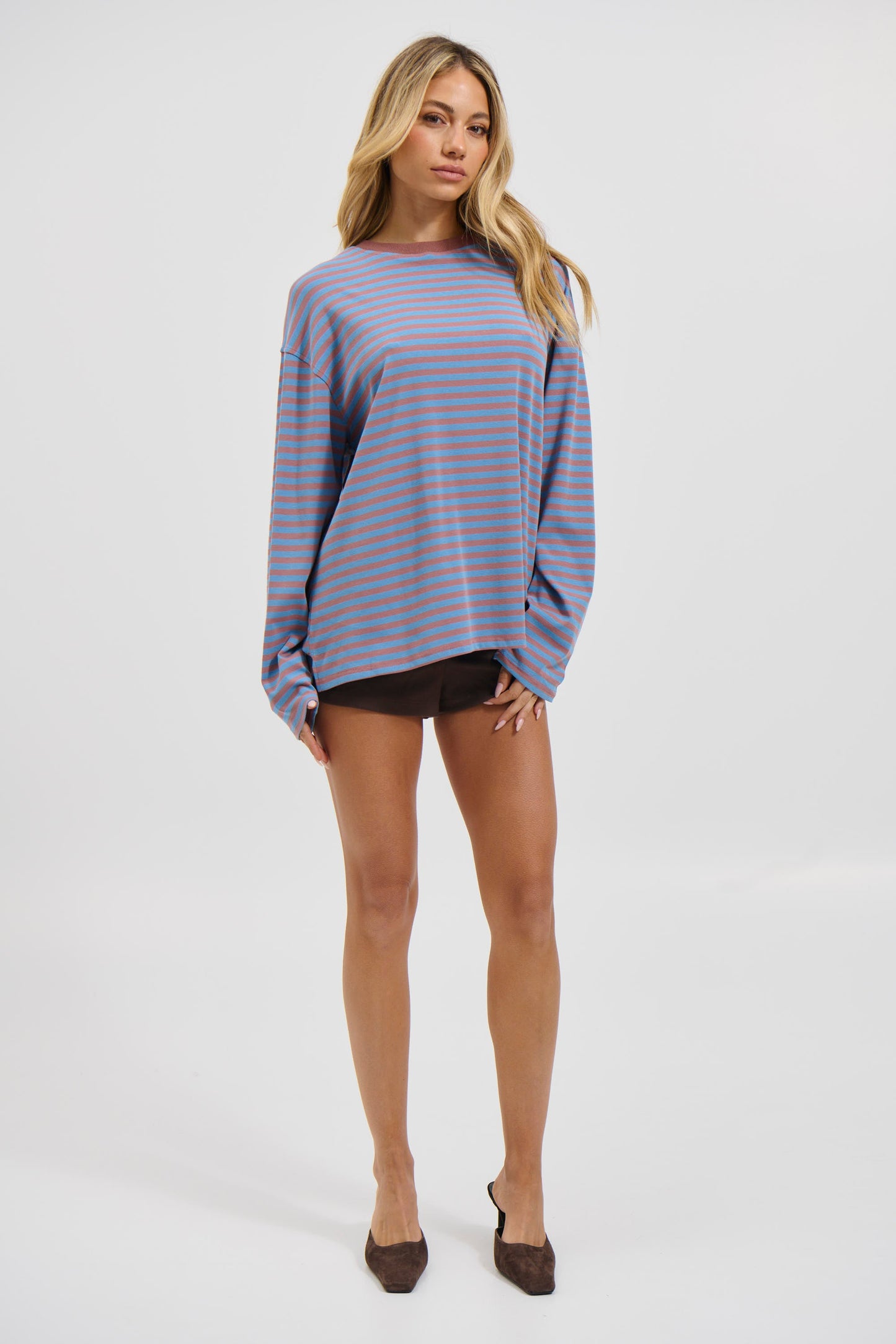 Asher Long Sleeve Chocolate - FINAL SALE
