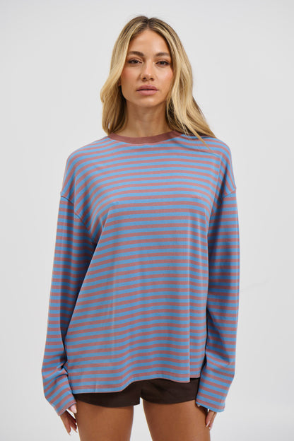 Asher Long Sleeve Chocolate - FINAL SALE