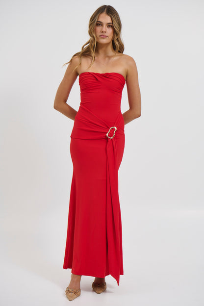 Kelly Maxi Dress Cherry - FINAL SALE