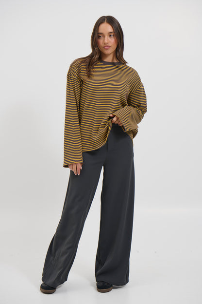Georgie Long Sleeve Yellow - FINAL SALE
