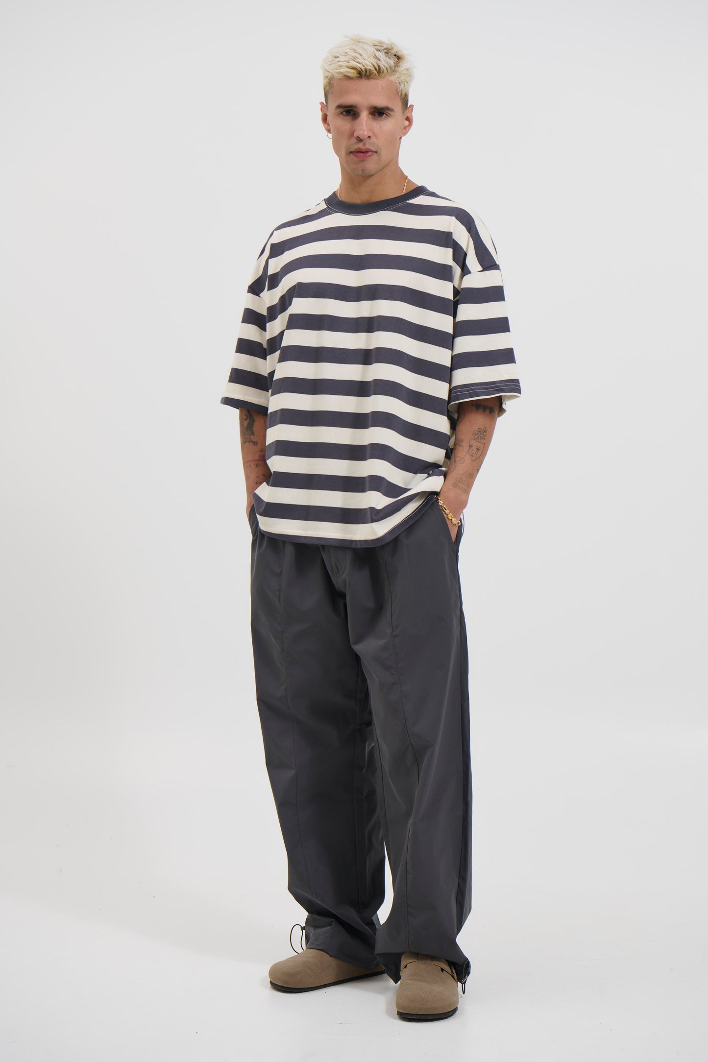 Luke Baggy Pant Slate