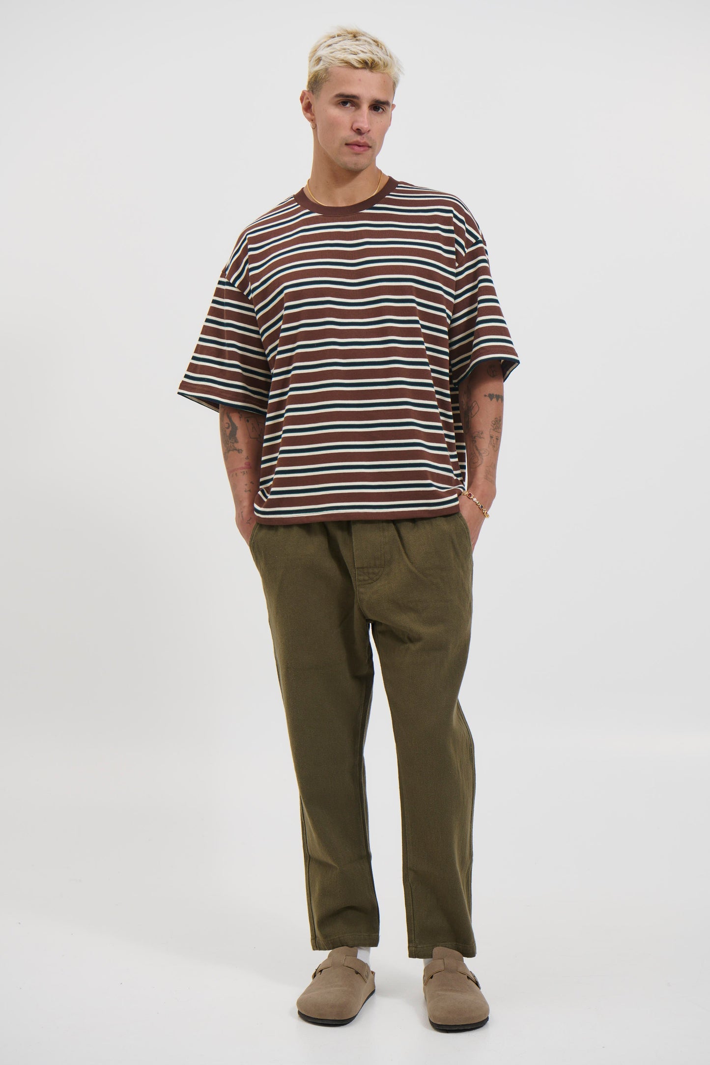 Drill Jogger Pant Olive