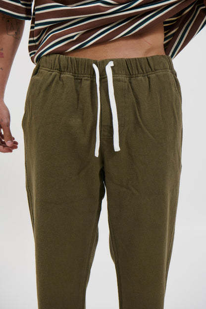 Drill Jogger Pant Olive