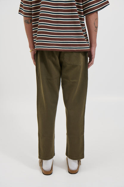 Drill Jogger Pant Olive