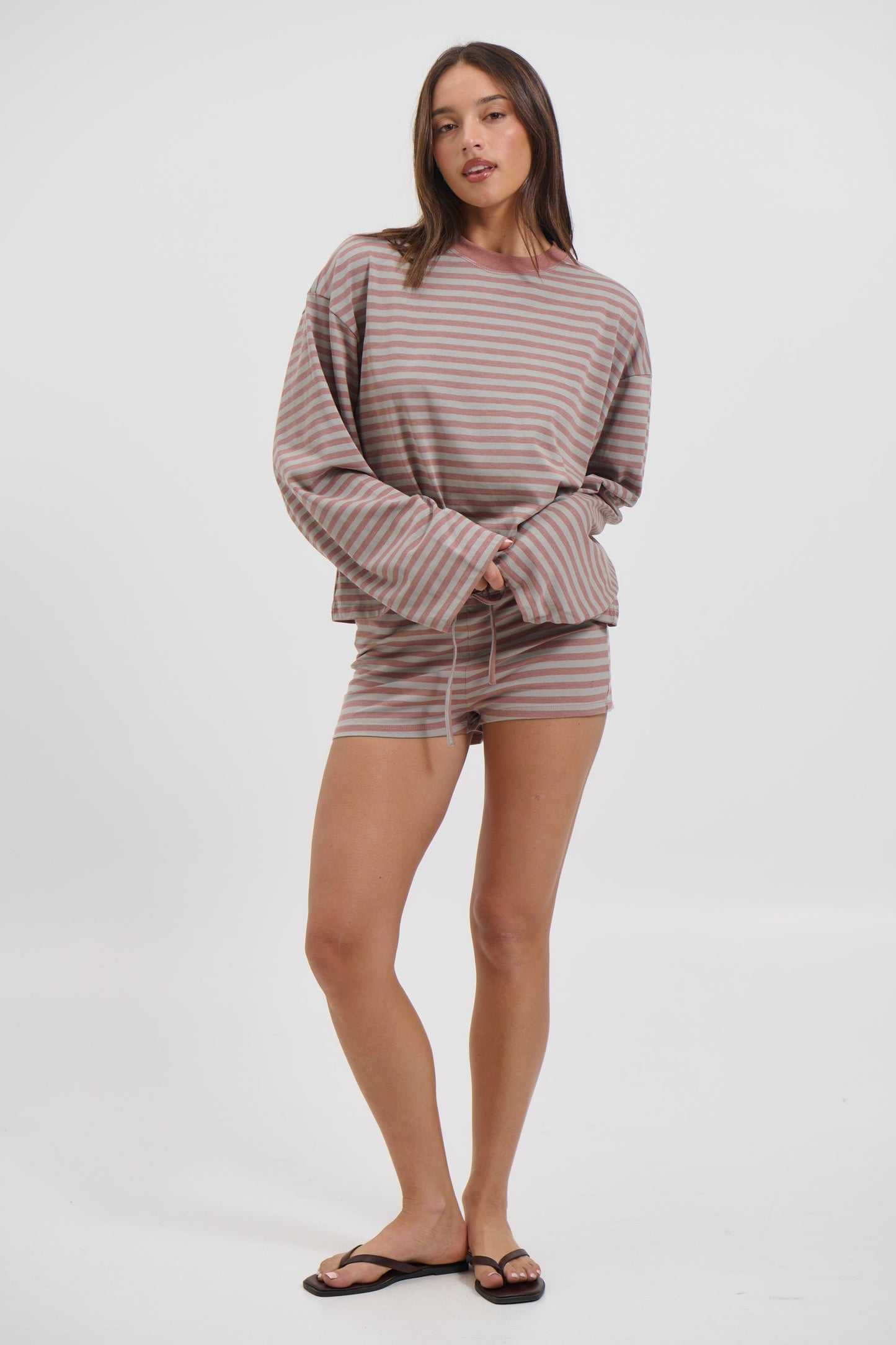 Kourt Bloomers Muted Pastel Stripe - FINAL SALE