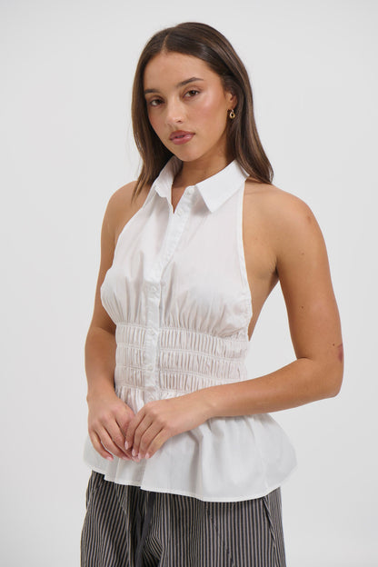 Kristal Top White
