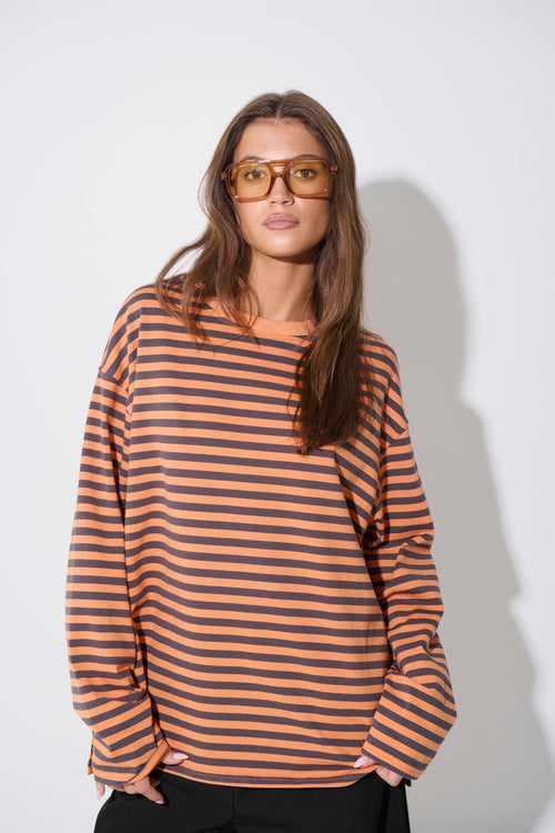 Asher Long Sleeve Tangerine
