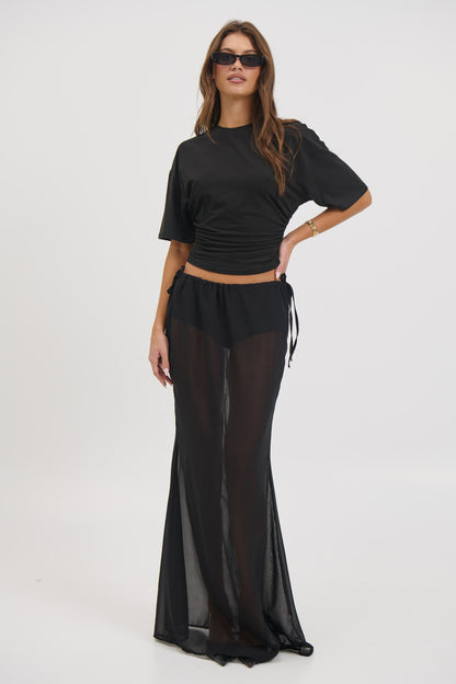 Arianne Maxi Skirt Ink